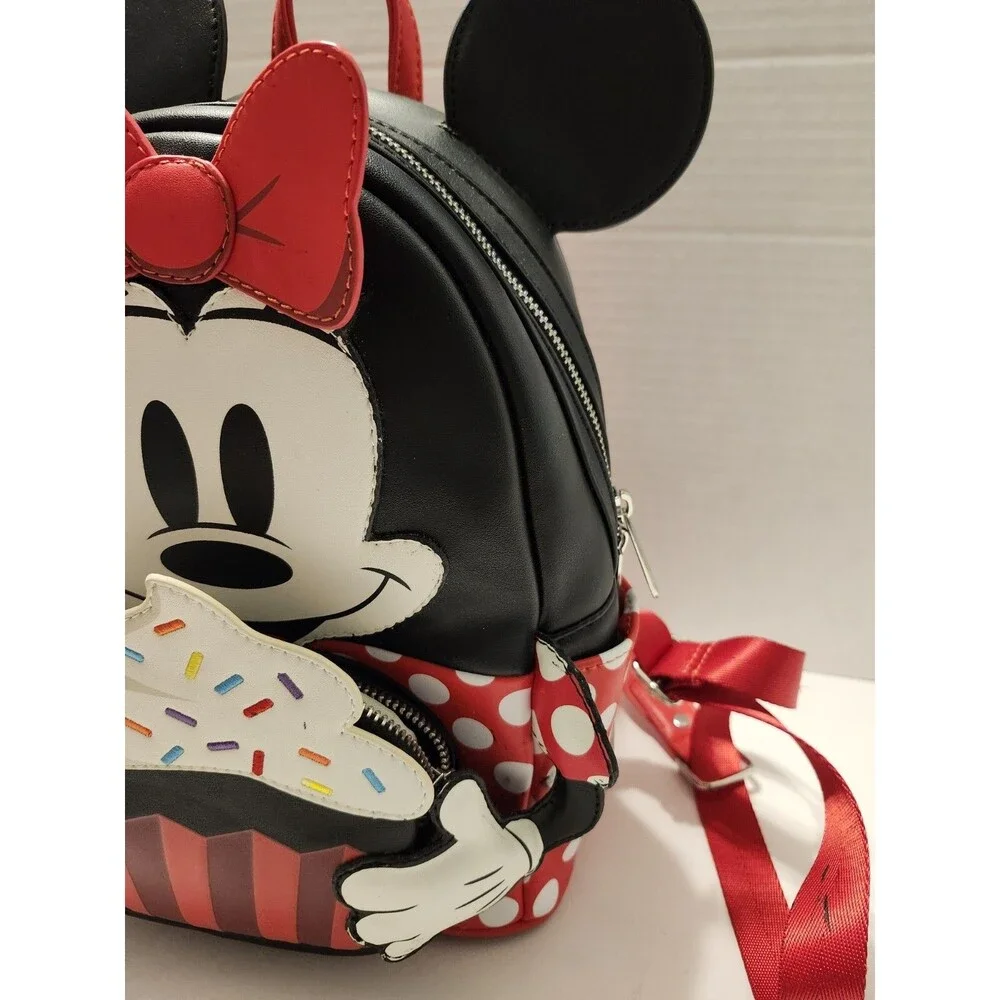 Loungefly Disney Minnie Mouse Oh My Sprinkle Cupcake Backpack-sweets-cosplay